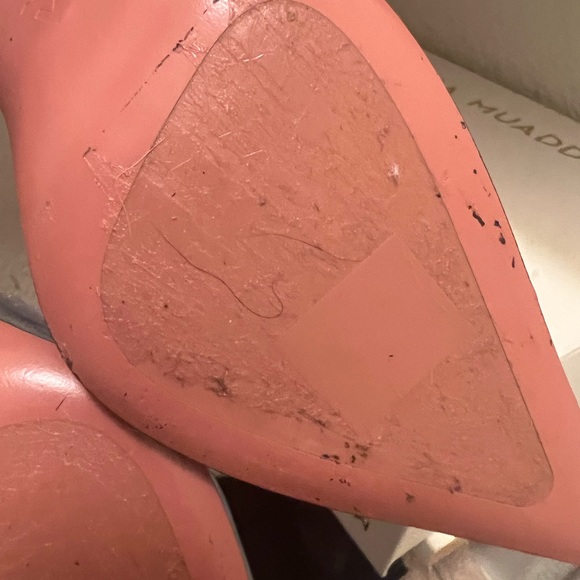 Amina muaddi glass shoes - Picture 7 of 8